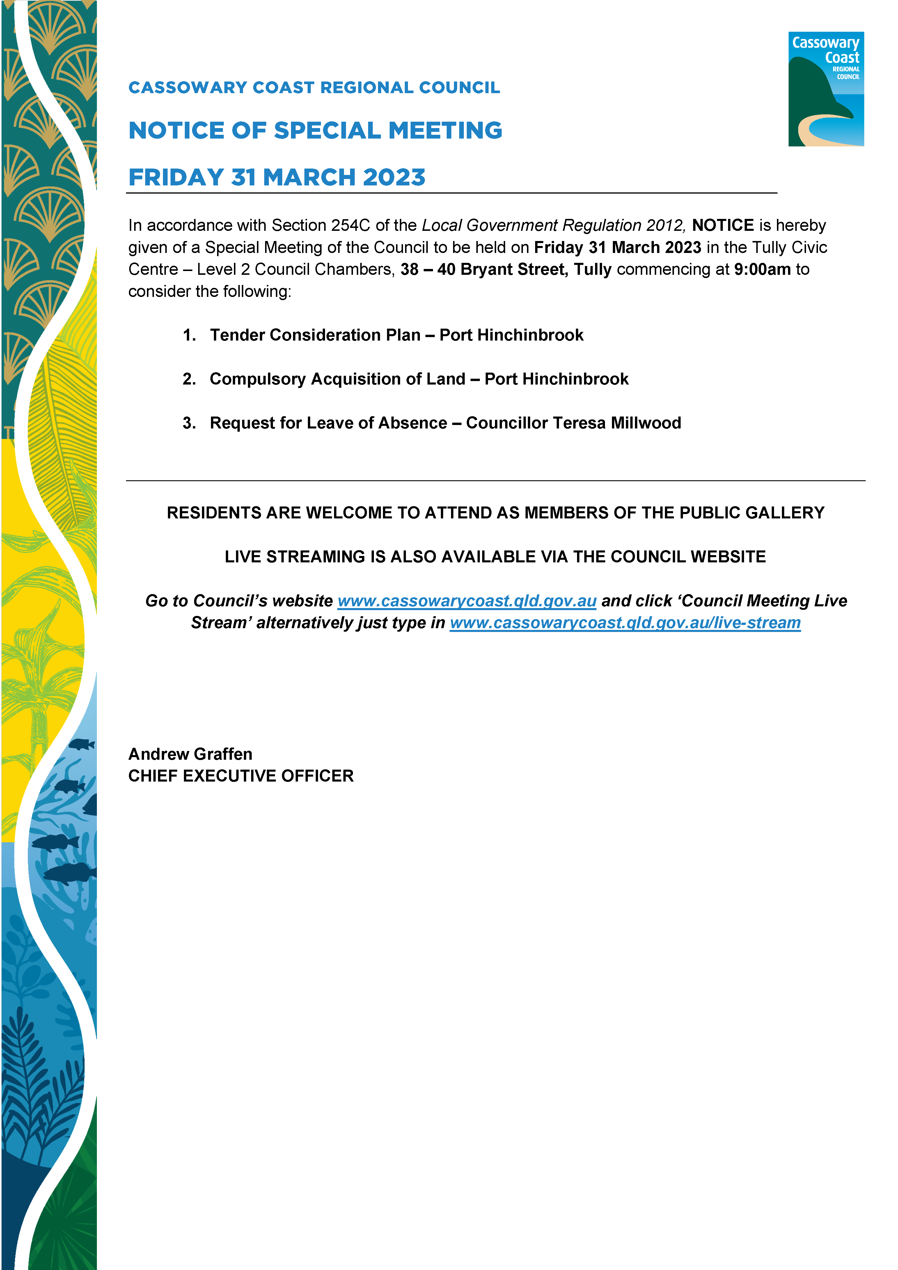 20230331 Amended notice of special meeting