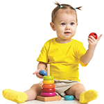 Baby bounce image square rz