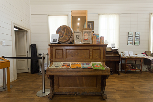 Inside the old town hall at the cardwell visitor heritage cent2 rz