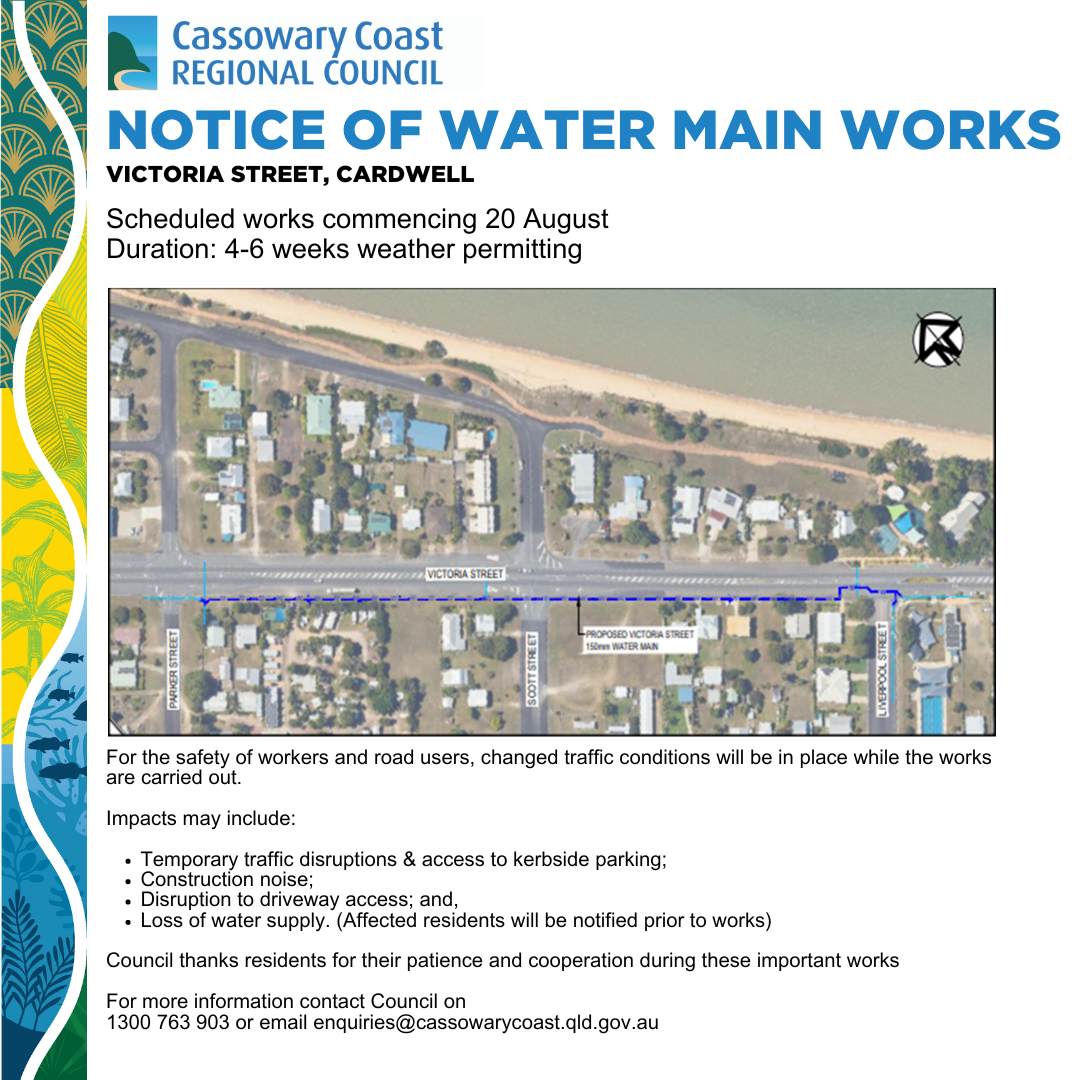 Scheduled Water Works Cardwell