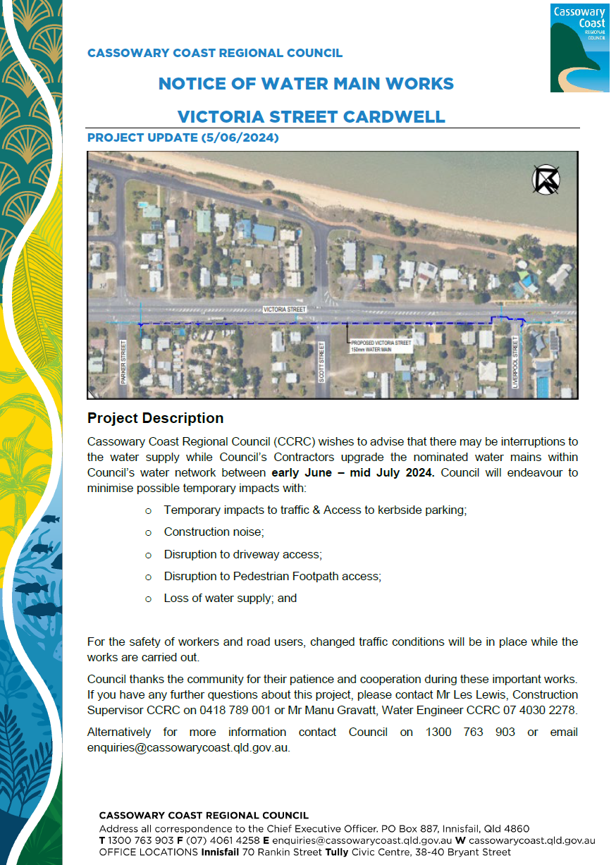 Victoria Street Water Main Works