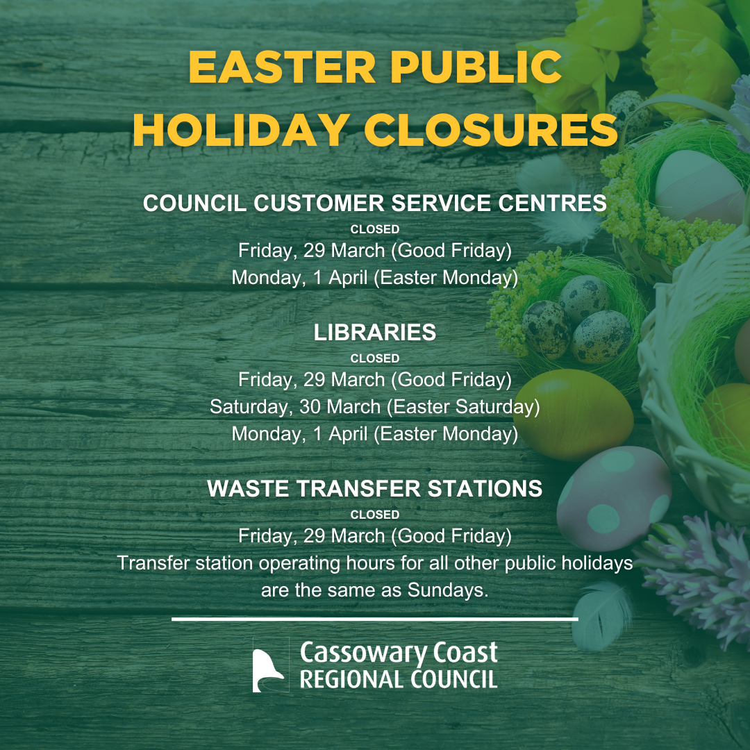 Easter Public Holiday Closures