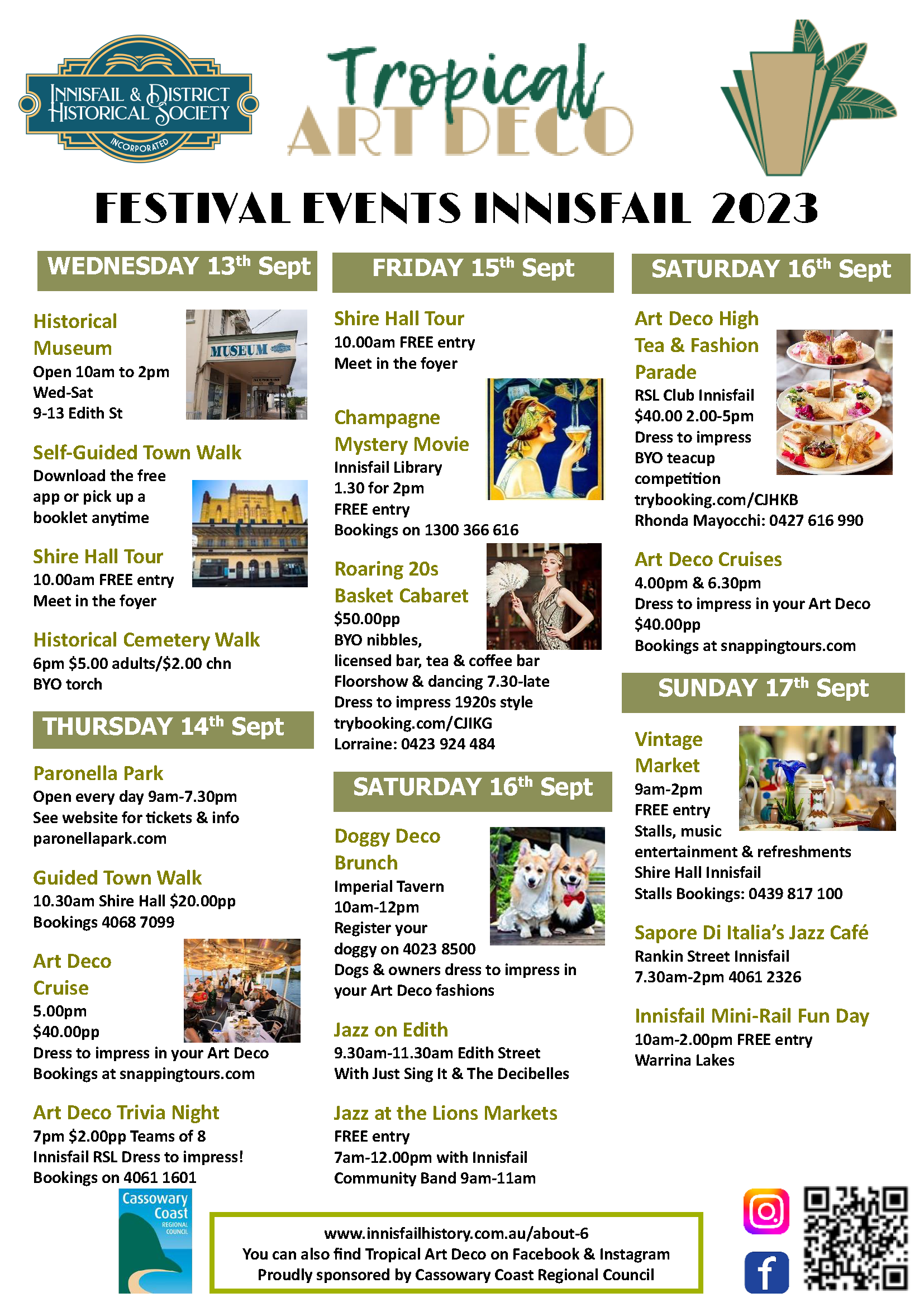 Art Deco Events Cassowary Coast Regional Council