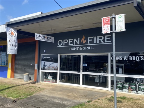 Open-Fire-Hunt-Grill-sucessful-applicants-of-the-2024-Shopfront-Improvement-Program
