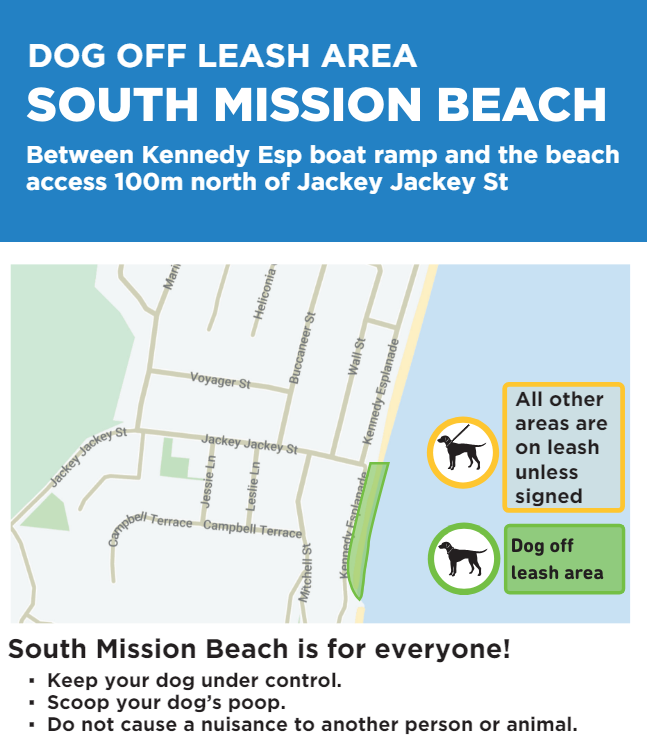 South Mission Beach Area map