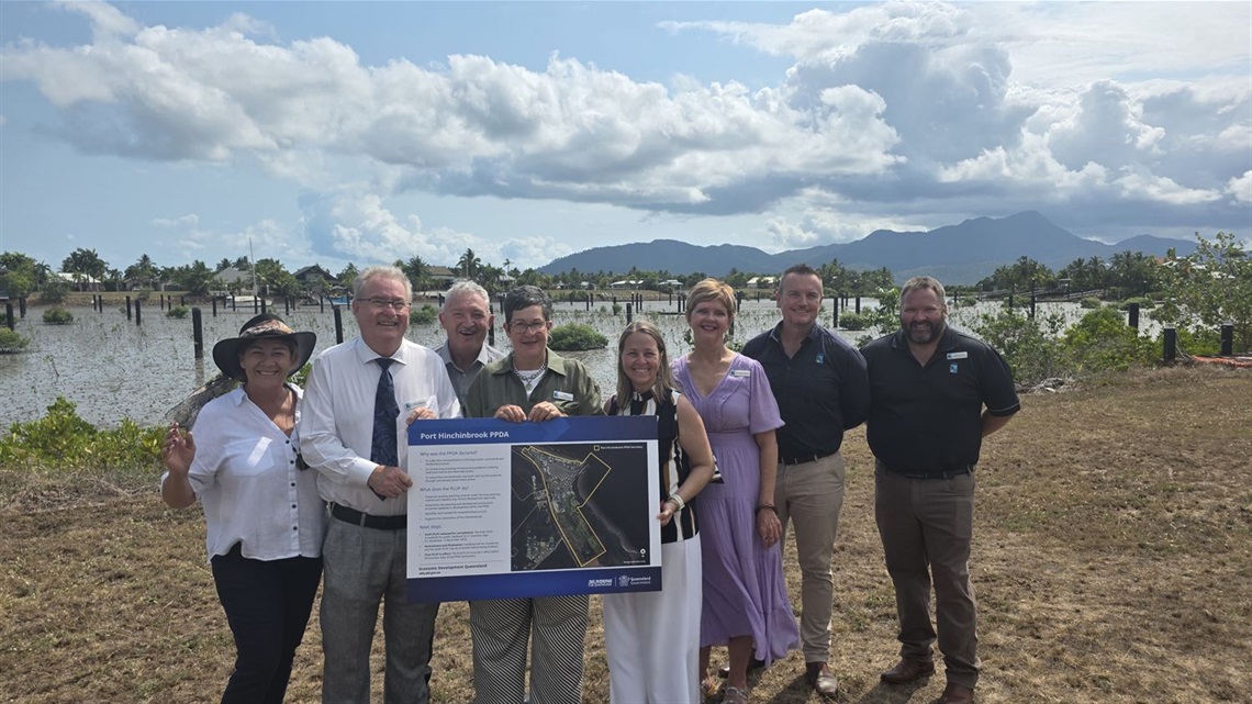 Councillors-Mayor-and-CEO-at-Port-Hinchinbrook-for-the-State-Announcement-Nov-2025.jpg
