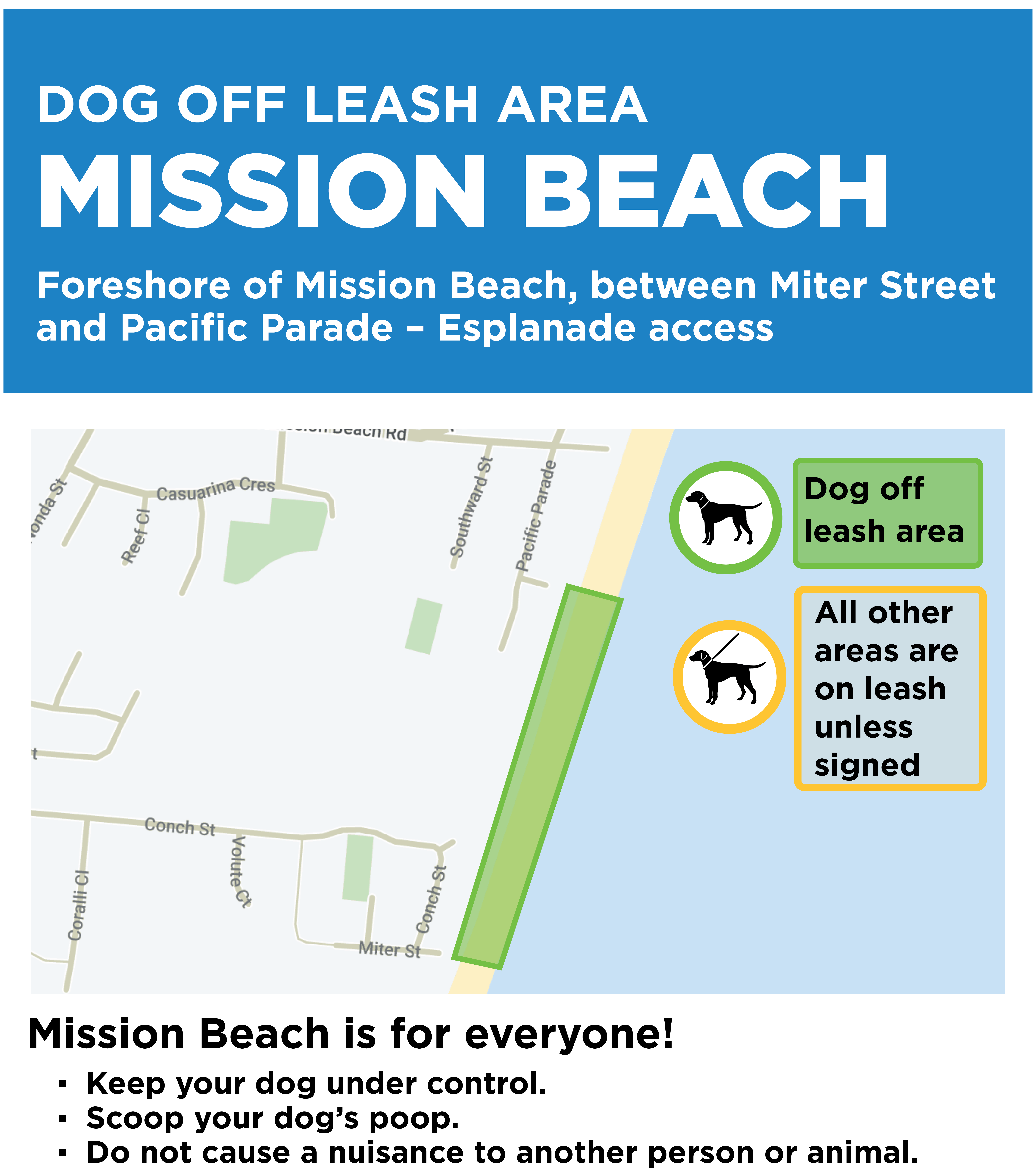 Mission Beach Area Map