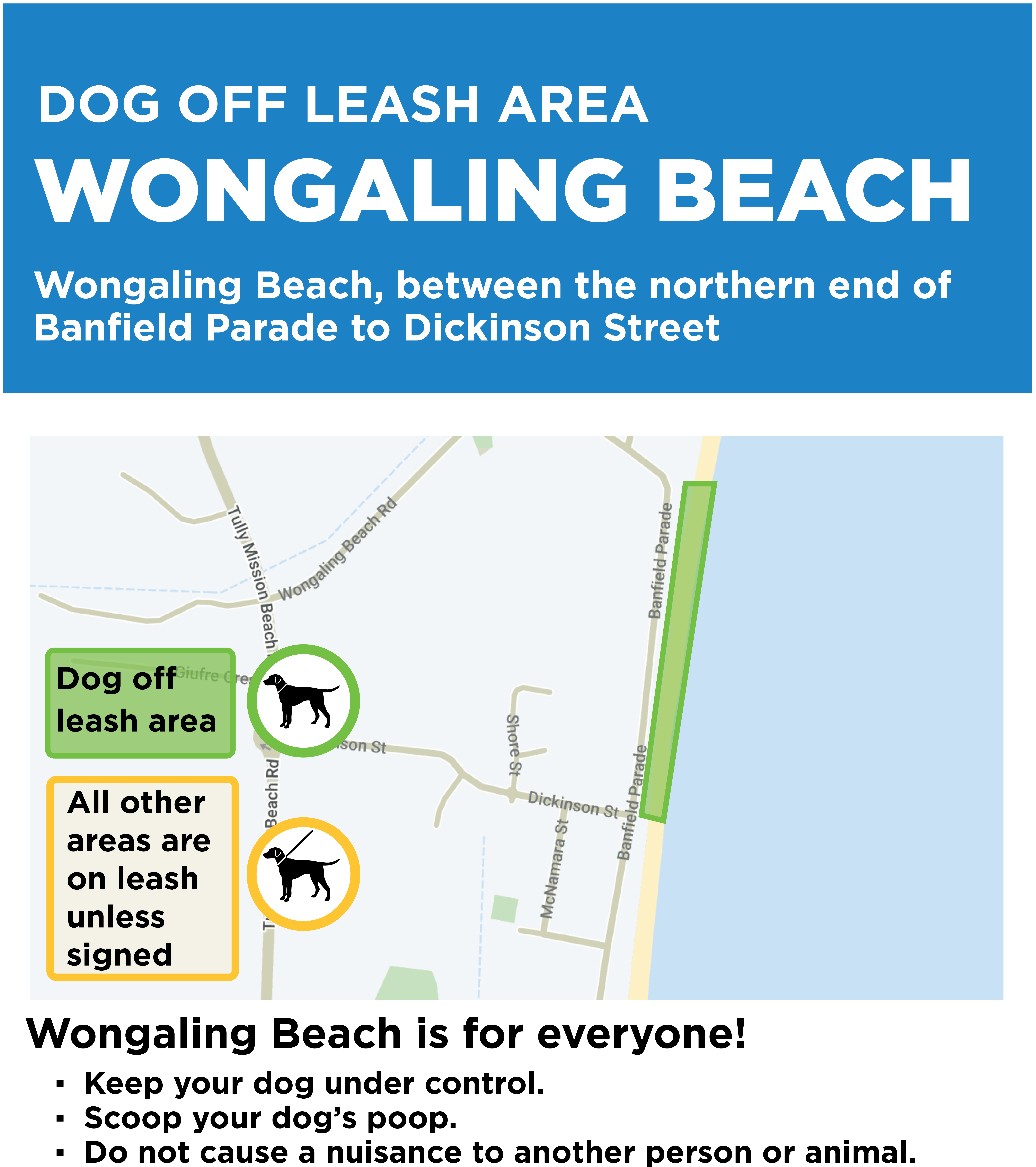 Wongaling Area Map